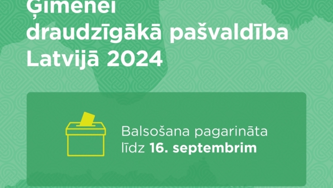 Teksts, Ģimenei drauzīgākā pašvaldība konkursa ba